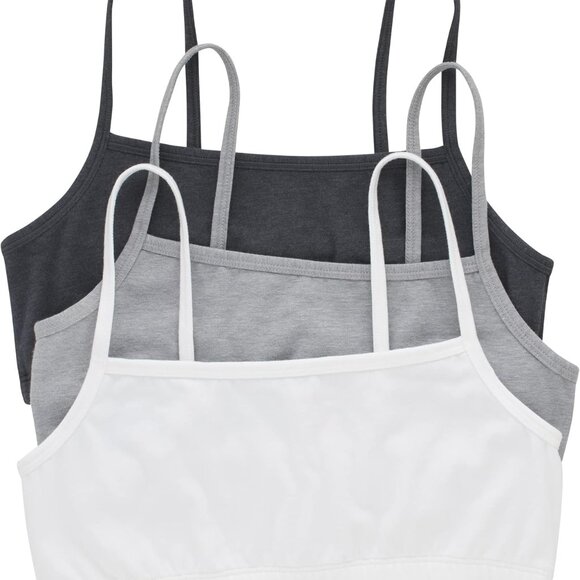 Women's Cotton String Bralette 3 Pack - Picture 1 of 8
